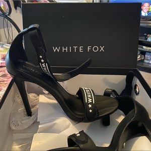 White Fox Heels